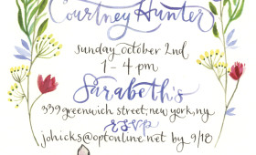Baby Shower Invitation / Watercolor